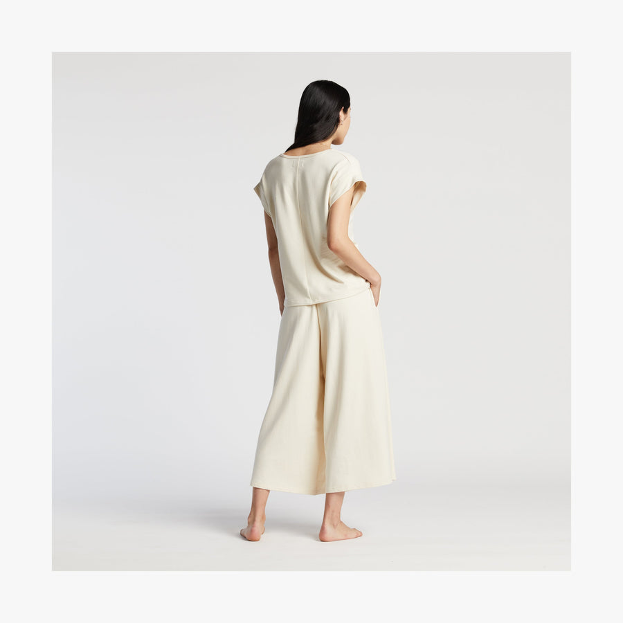 Cream | Full body back view of Sevilla Top in Cream