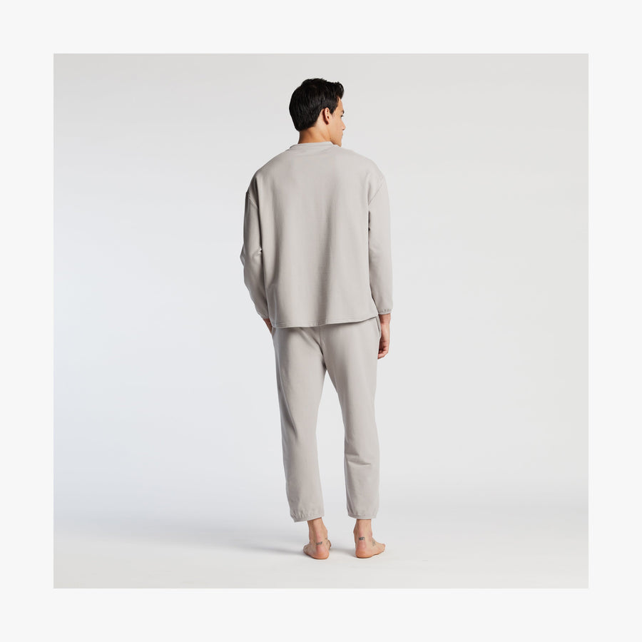 Mist | Full body back male view of Kyoto Pants in Mist