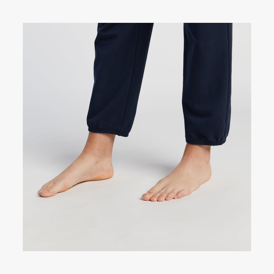 Navy | Leg view of Kyoto Pants in Navy
