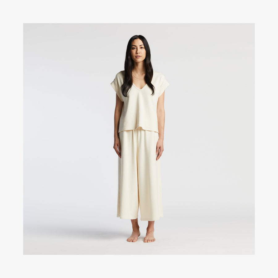 Cream | Front view of Sevilla Pants in Cream