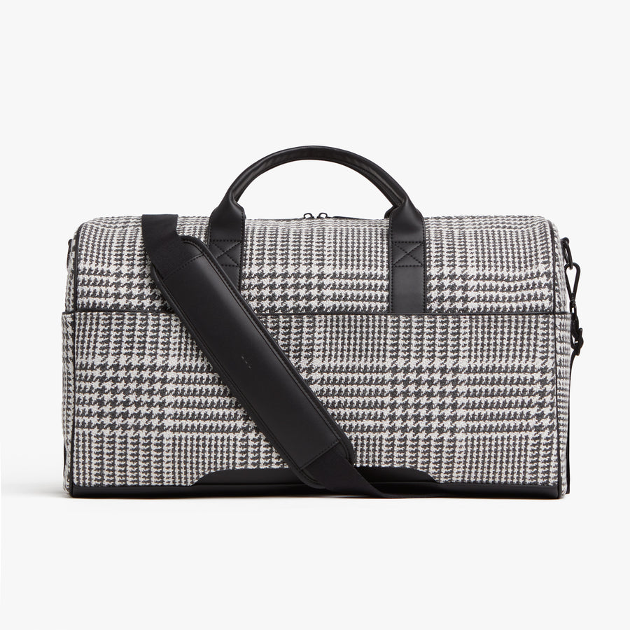 Houndstooth Check | Back view of Metro Carry-All Duffel Houndstooth Check