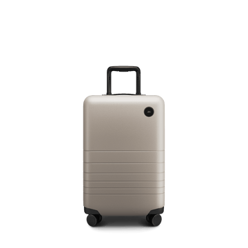 Front view of Carry-On in Desert Taupe