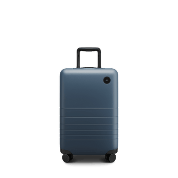 Front view of Carry-On in Ocean Blue