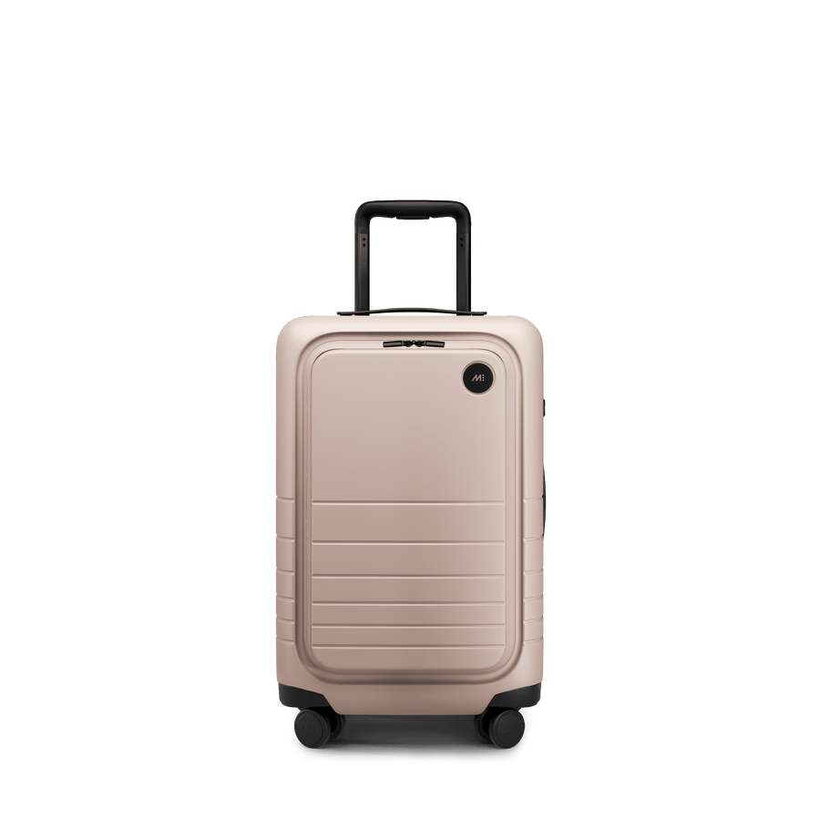 Rose Quartz Scaled | Front view of Carry-On Pro in Rose Quartz