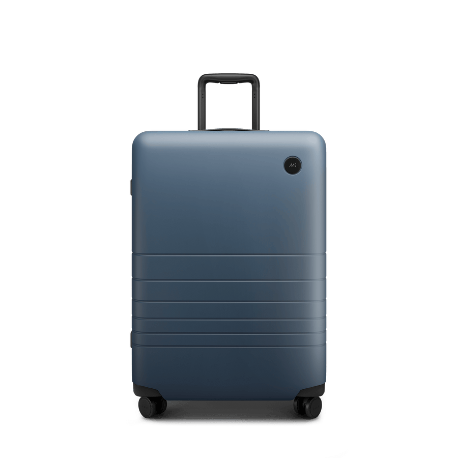 Ocean Blue Scaled | Front view of Check-In Medium in Ocean Blue