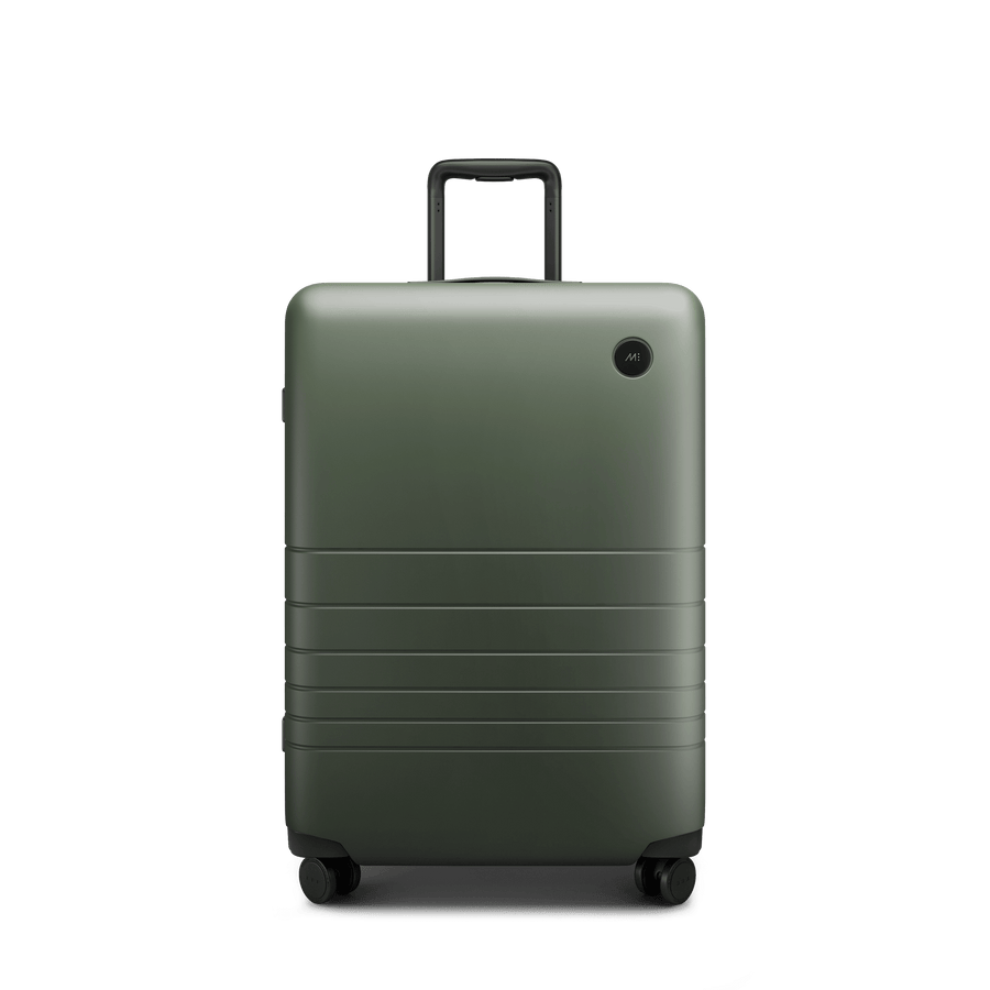 Olive Green Scaled | Front view of Check-In Medium in Olive Green
