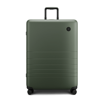 Front view of Check-In Large in Olive Green