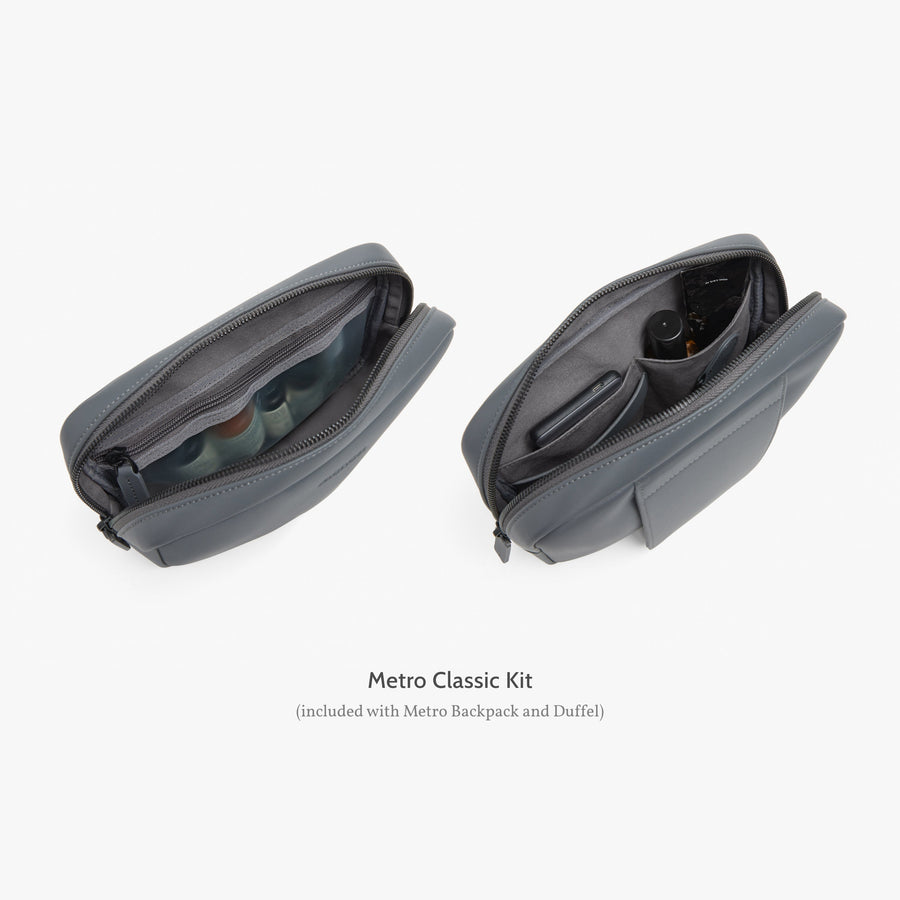 Dover Grey | Metro Classic Kit included with Metro Backpack and Duffel in Dover Grey