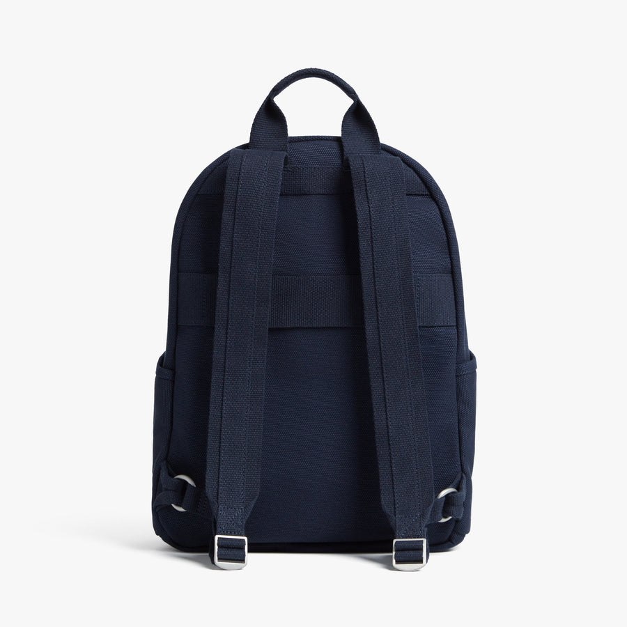Abyss Blue | Back view of Gesso Backpack in Abyss Blue
