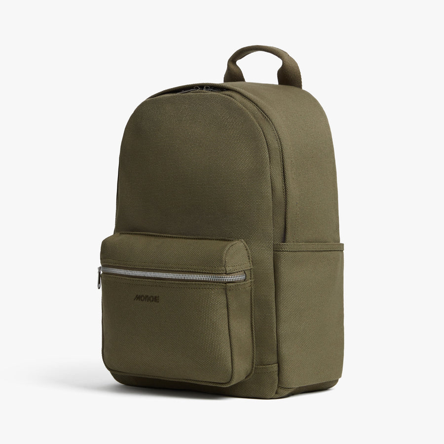 Moss | Angled view of Gesso Backpack in Moss