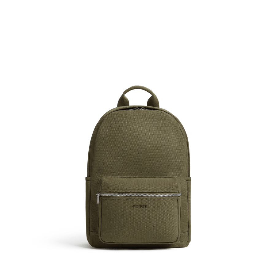 Moss Scaled | Front view of Gesso Backpack in Moss