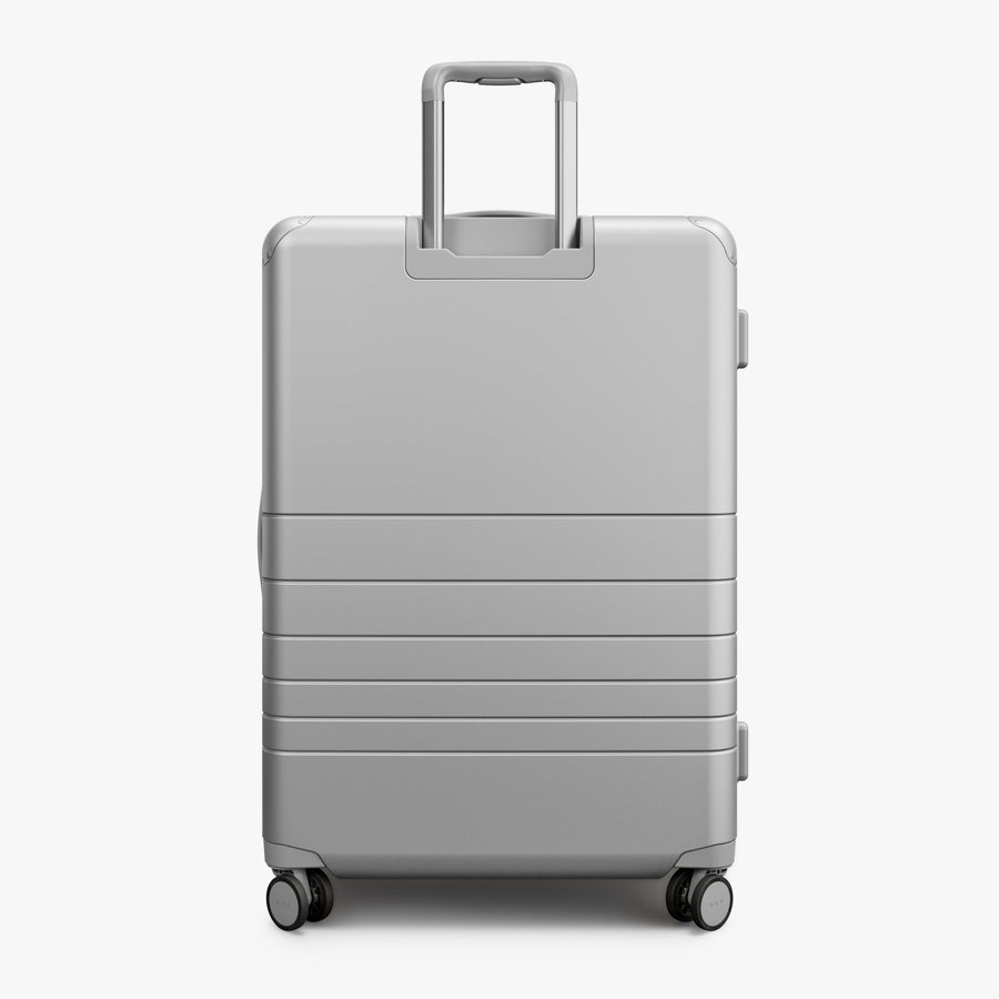 Silver | Back view of Hybrid Check-In Large in Silver