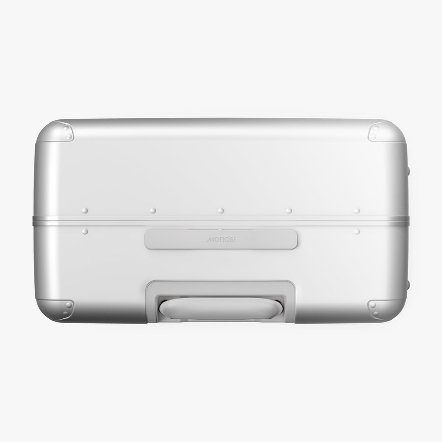 Silver | Top view of Hybrid Check-In Large in Silver