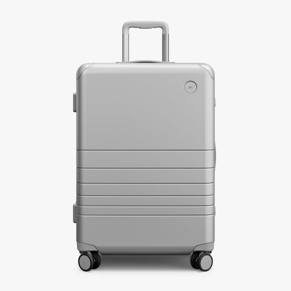 Silver | Front view of Hybrid Check-In Medium in Silver