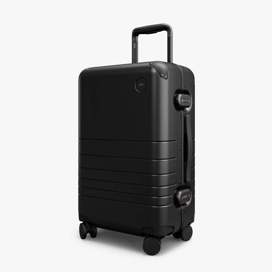 Obsidian | Angled view of Hybrid Carry-On in Obsidian