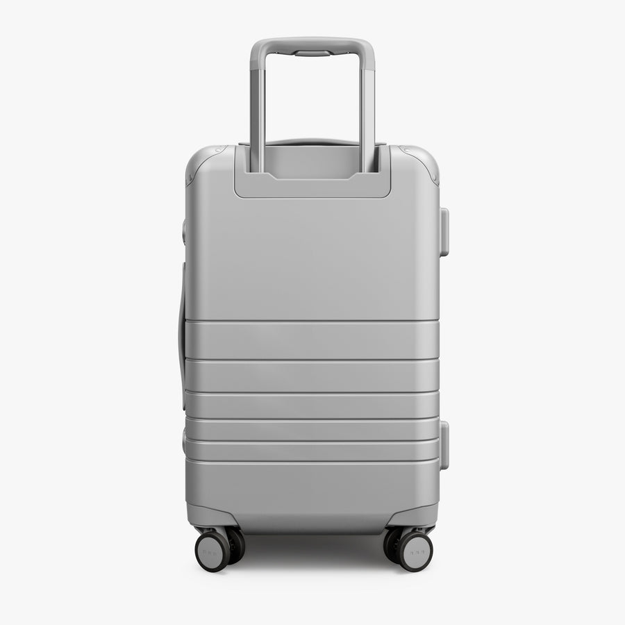 Silver | Back view of Hybrid Carry-On in Silver