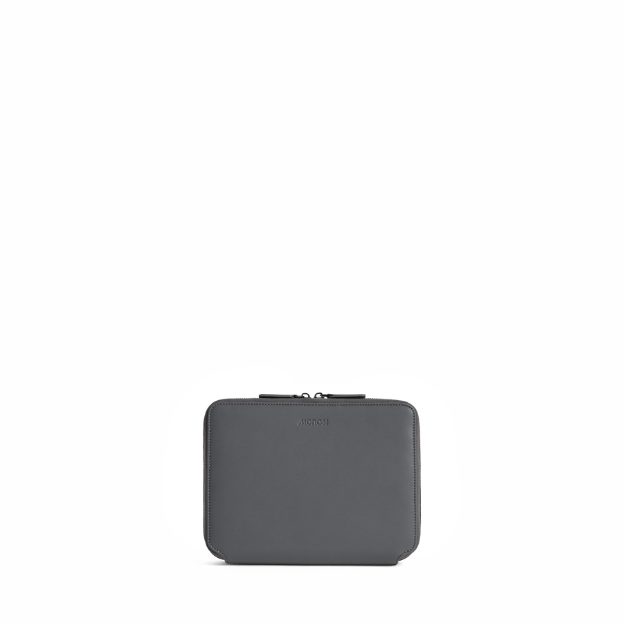 Dover Grey (Vegan Leather) Scaled | Front view of Metro Folio Kit in Dover Grey