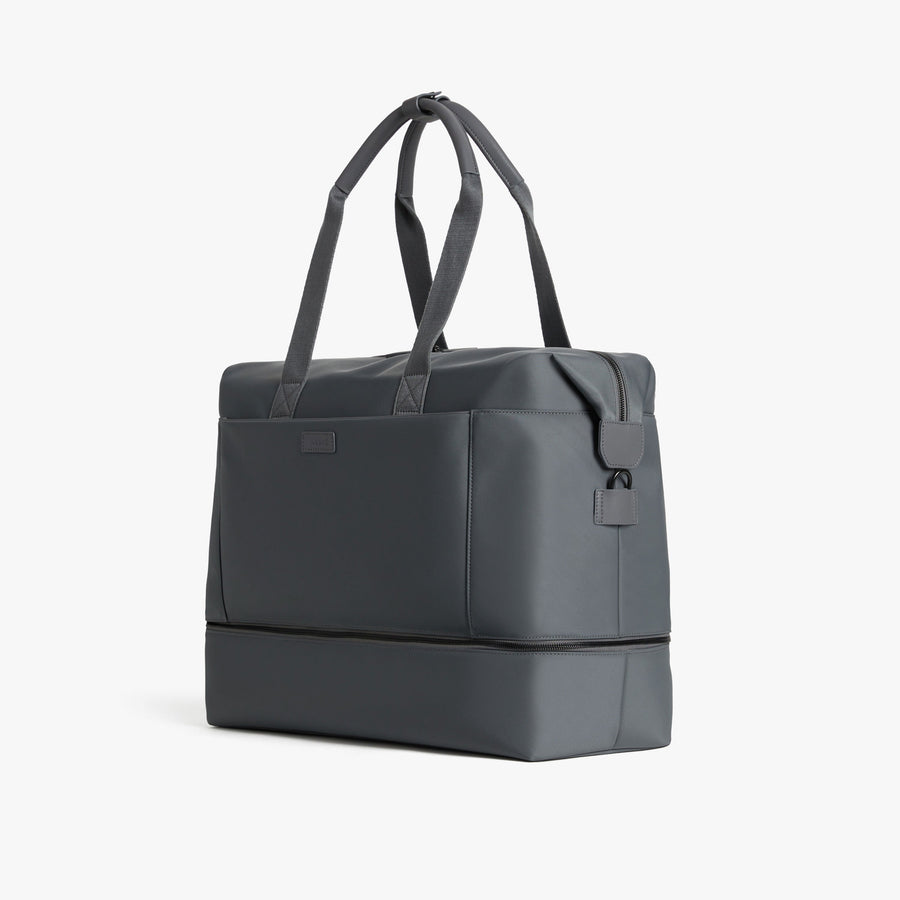 Dover Grey | Angled view of Metro Weekender in Dover Grey