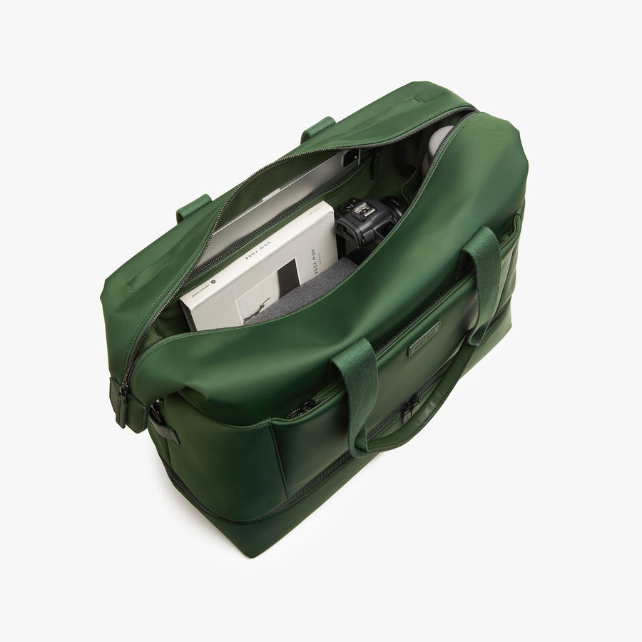 Juniper Green | Interior pocket view of Metro Weekender in Juniper Green