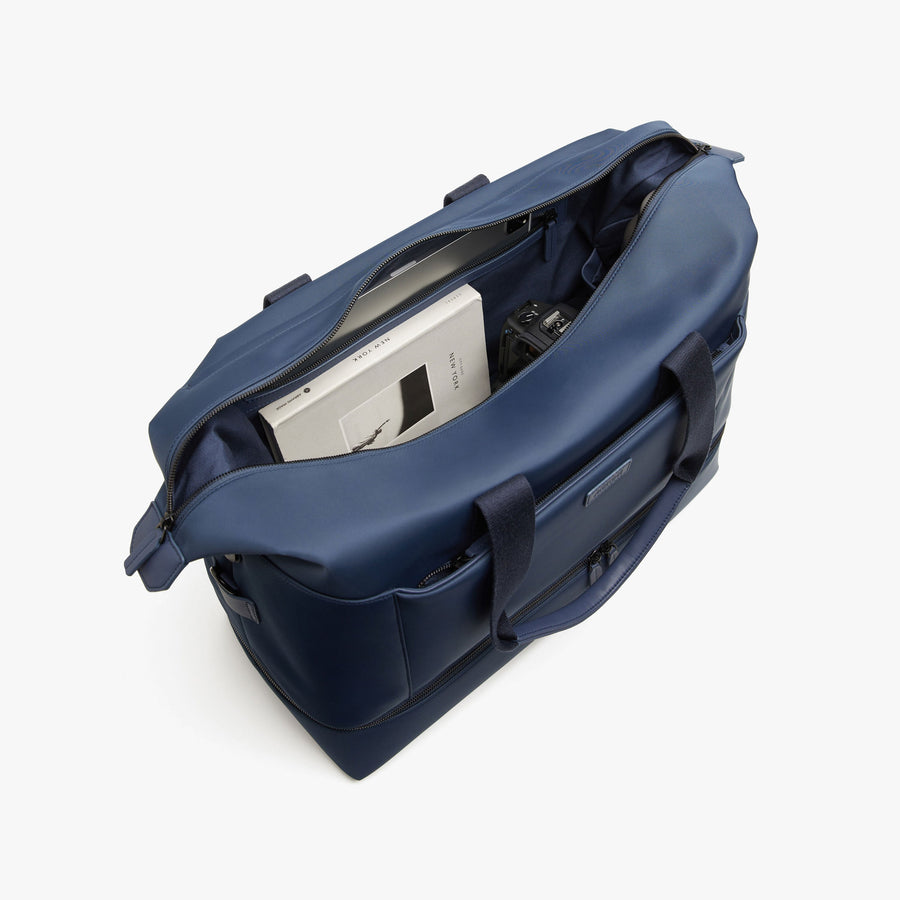 Oxford Blue | Interior pocket view of Metro Weekender in Oxford Blue