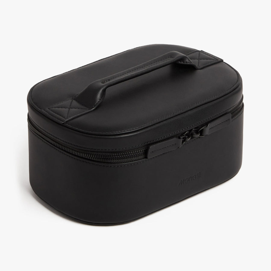 Carbon Black (Vegan Leather) | Metro Cosmetic case in Carbon Black