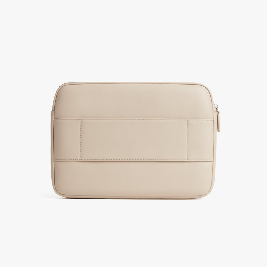 14-inch / Ivory (Vegan Leather) | Metro Laptop Sleeve in Ivory