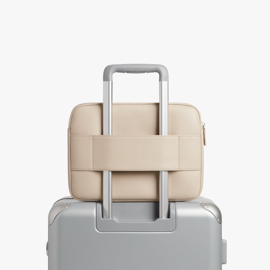 14-inch / Ivory (Vegan Leather) | Metro Laptop Sleeve in Ivory