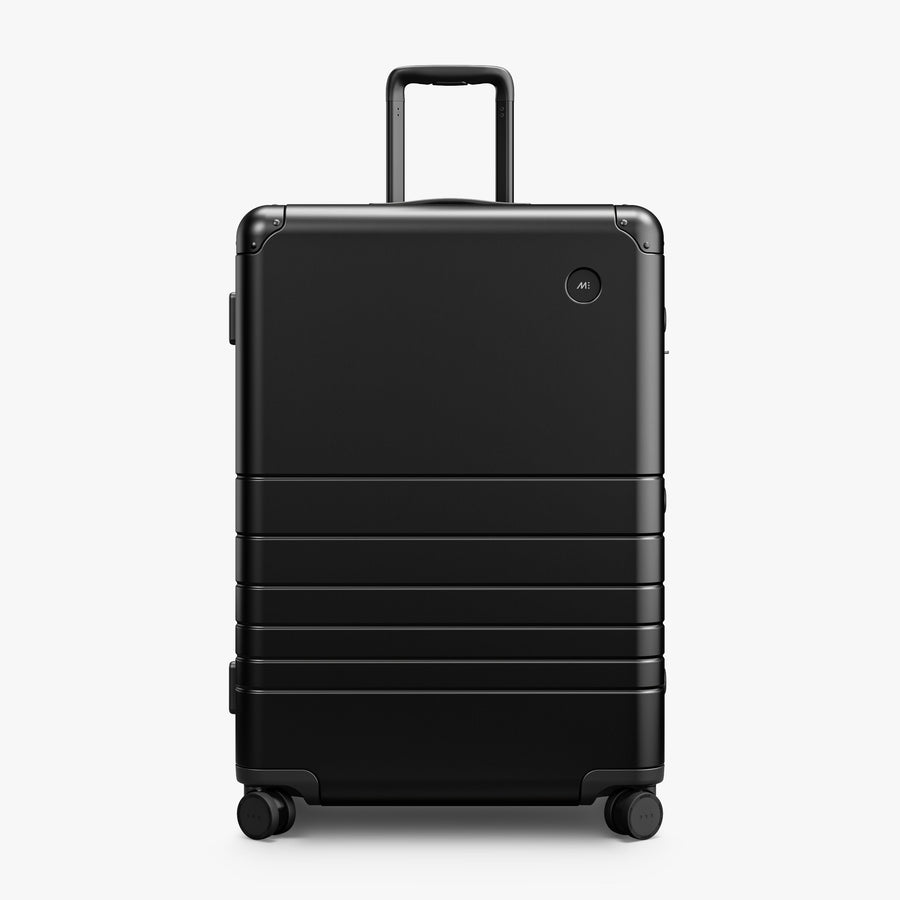 Aluminum Check-In Large – Caviar Black