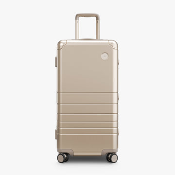 Aluminum Check-In Trunk Large – Champagne Gold
