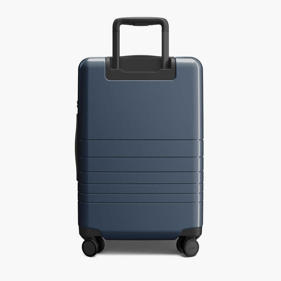 Arles Blue (Glossy) | Back view of Carry-On Plus in Arles Blue