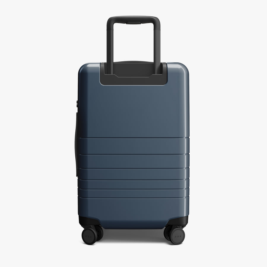 Arles Blue (Glossy) | Back view of Carry-On in Arles Blue