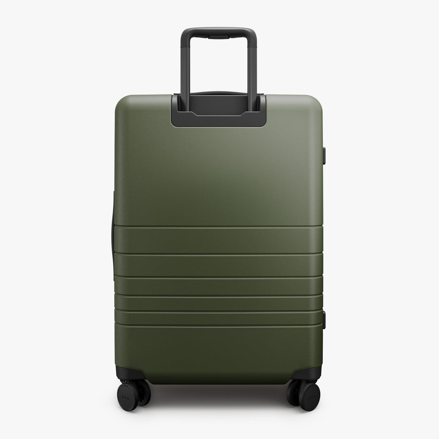 Olive Green | Back view of Expandable Check-In Medium in Olive Green
