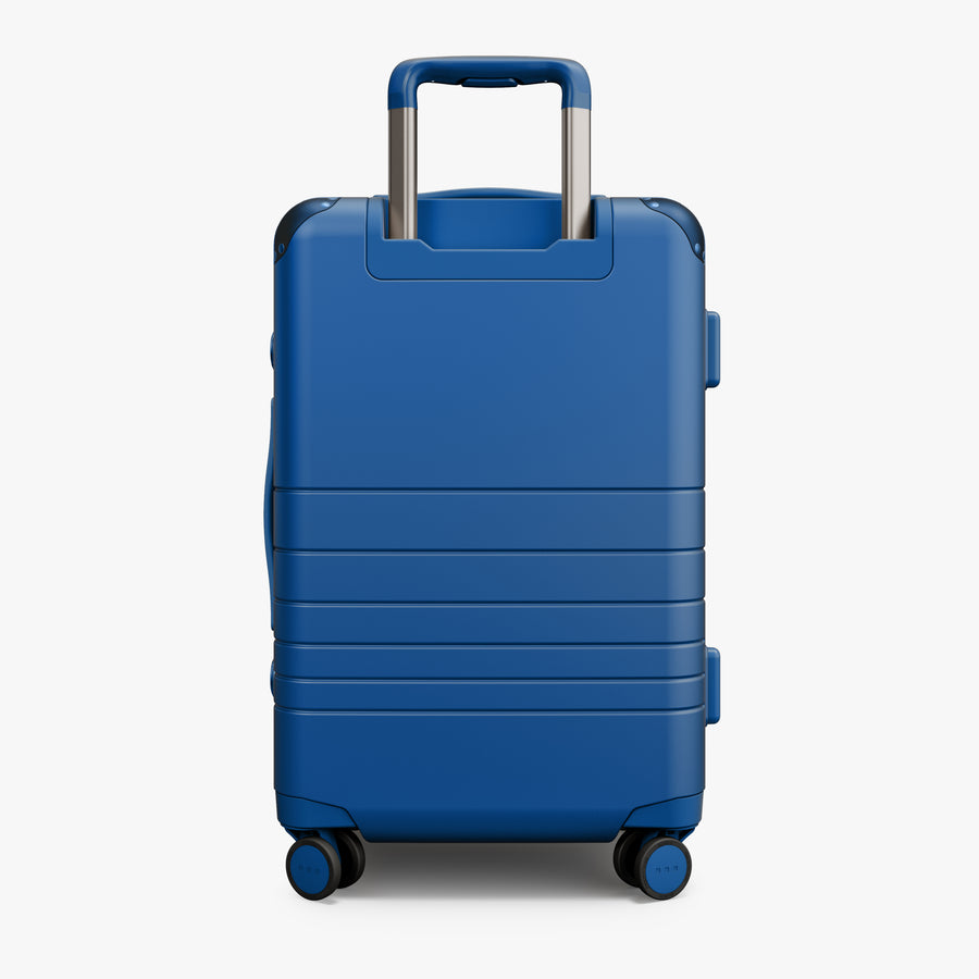Coastal Blue | Back view of the Hybrid Carry-On Plus in Coastal Blue