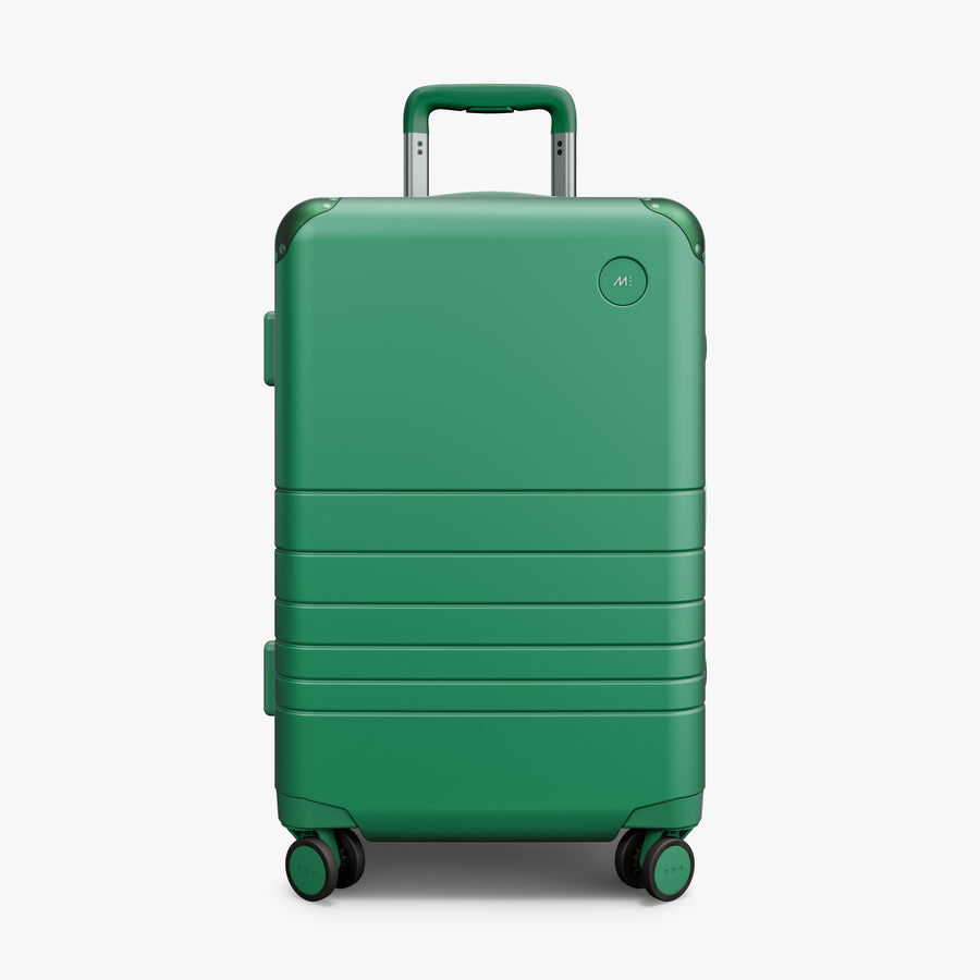 Jungle Green | Front view of the Hybrid Carry-On Plus in Jungle Green