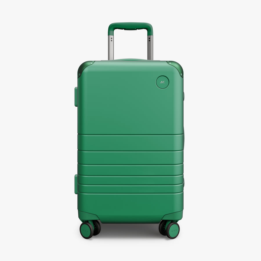 Jungle Green | Front view of the Hybrid Carry-On in Jungle Green