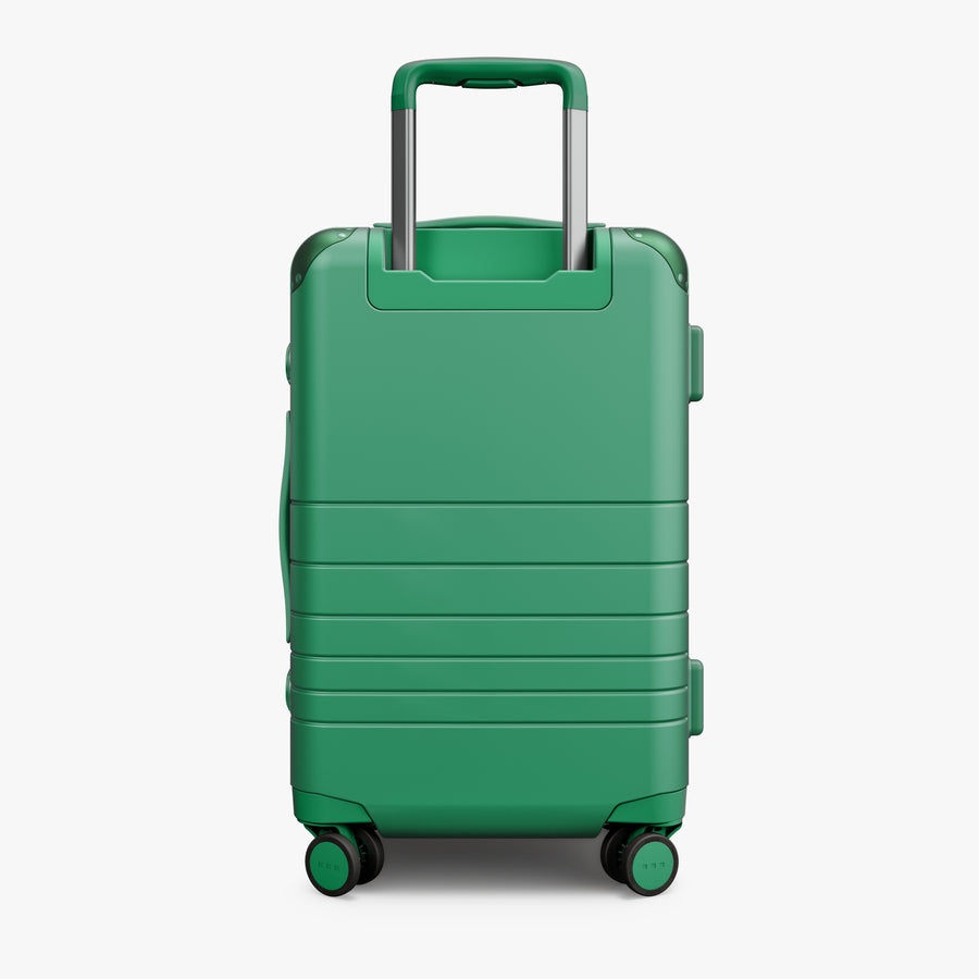 Jungle Green | Back view of the Hybrid Carry-On in Jungle Green