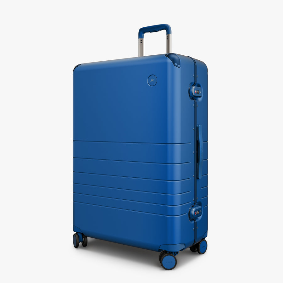 Coastal Blue | Angled view of the Hybrid Check-In Large in Coastal Blue