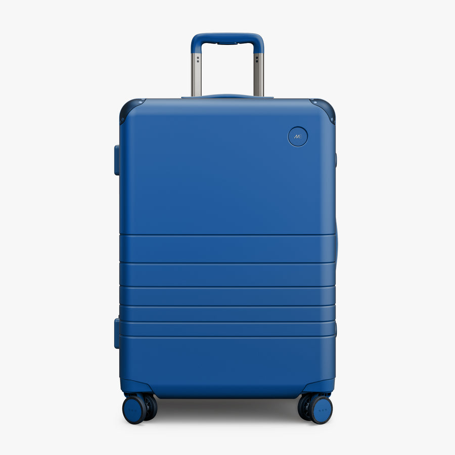 Coastal Blue | Front view of the Hybrid Check-In Medium in Coastal Blue