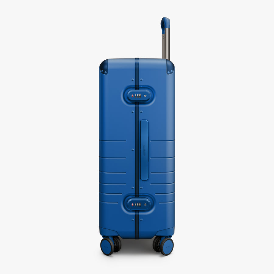 Coastal Blue | Side view of the Hybrid Check-In Medium in Coastal Blue