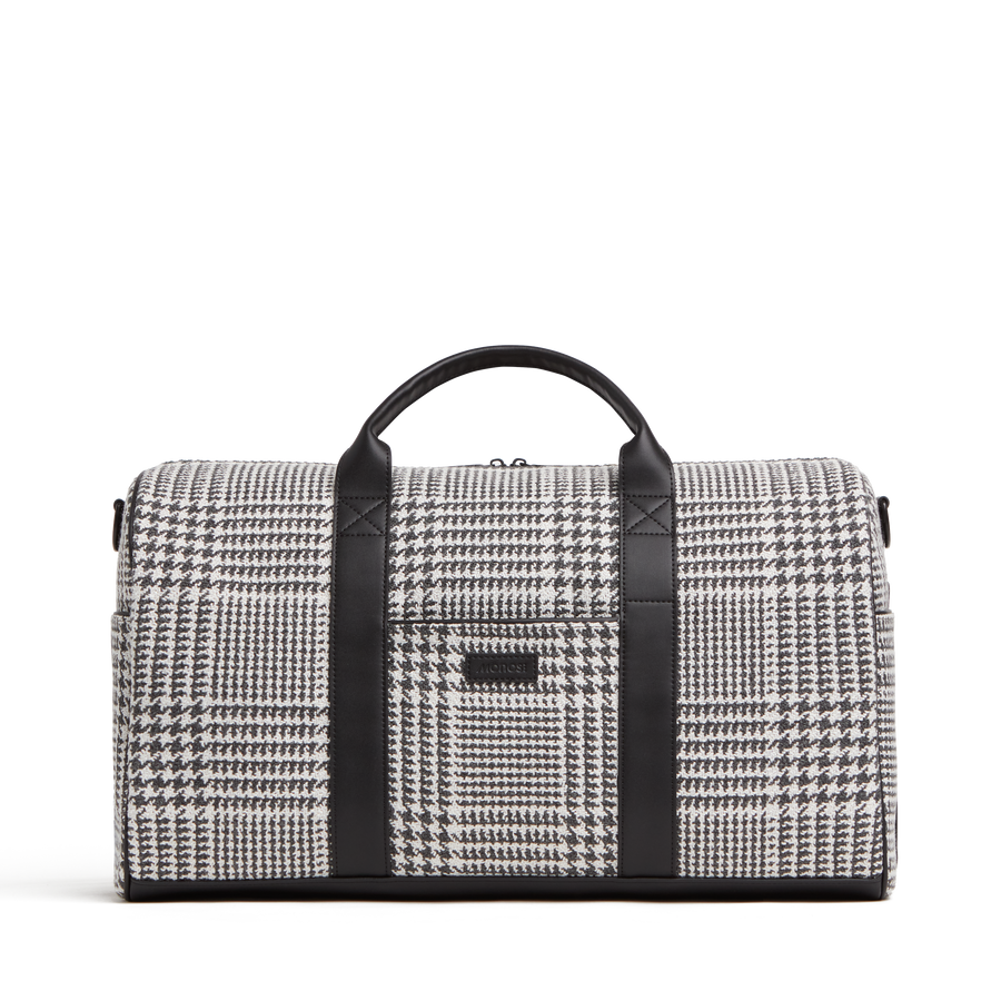 Houndstooth Check Scaled | Front view of Metro Carry-All Duffel in Houndstooth Check