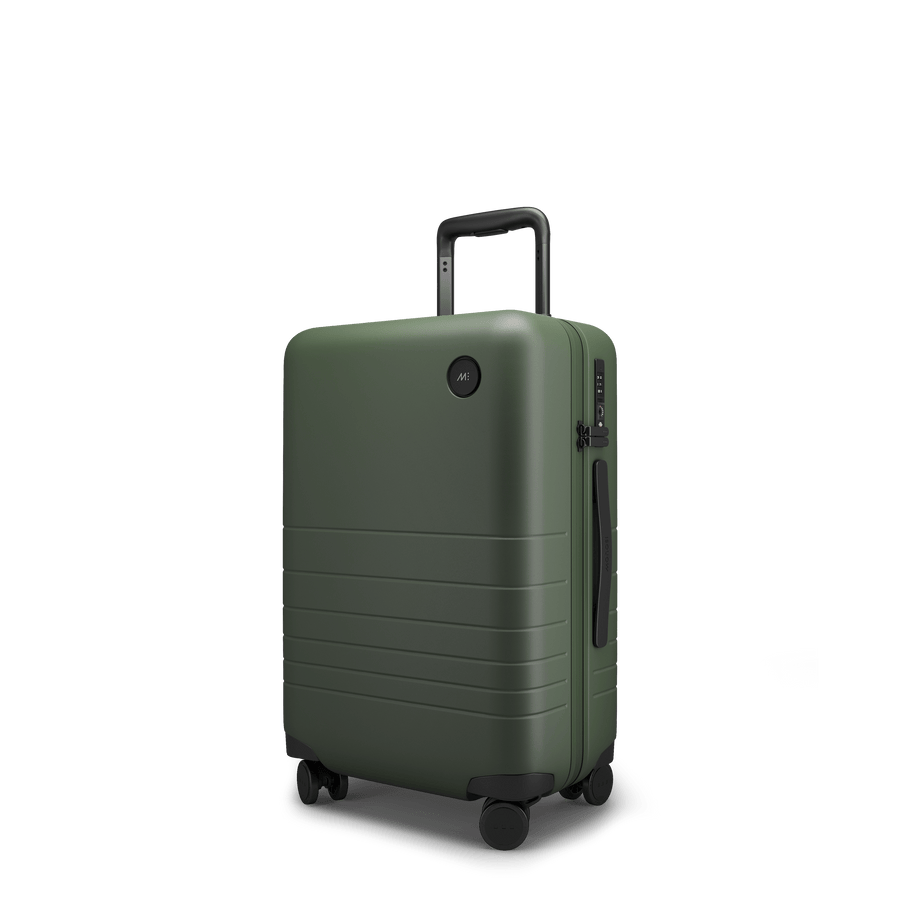 Olive Green Hover | Angle view of Carry-On Plus in Olive Green