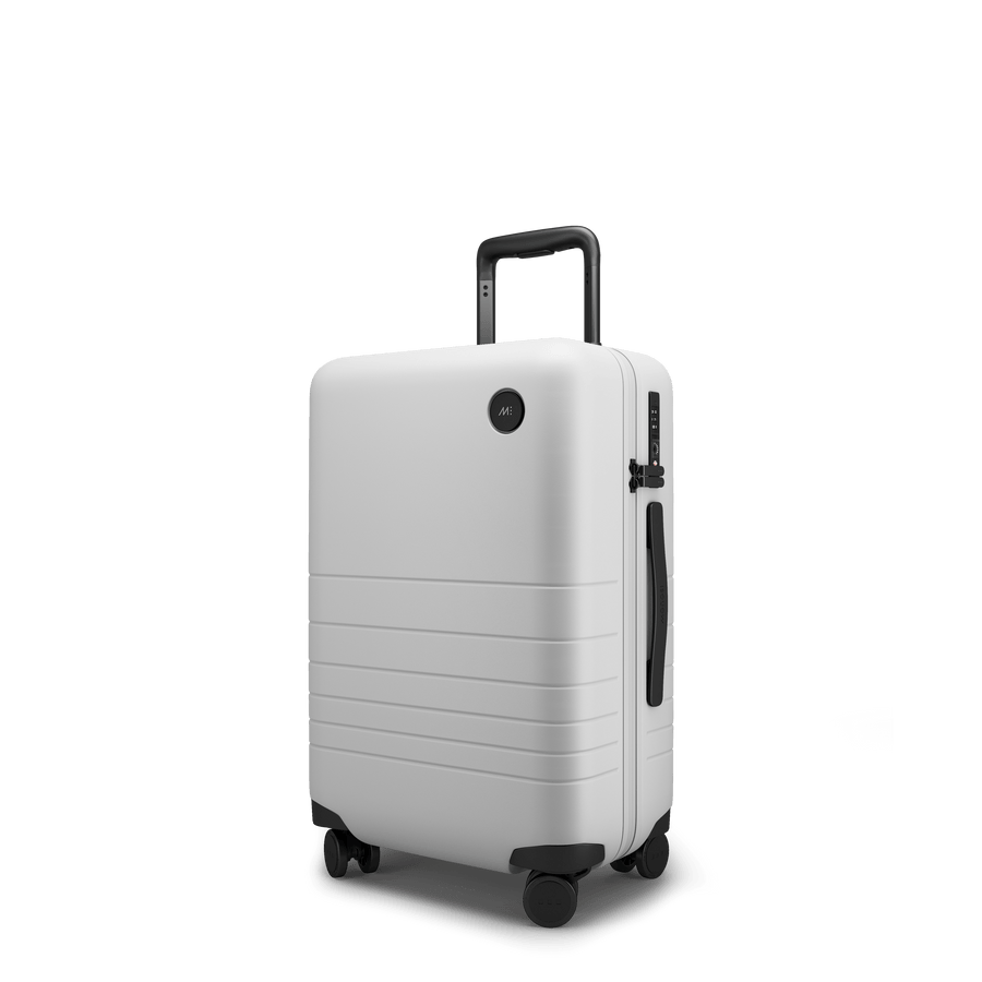 Stellar White Hover | Angle view of Carry-On Plus in Stellar White