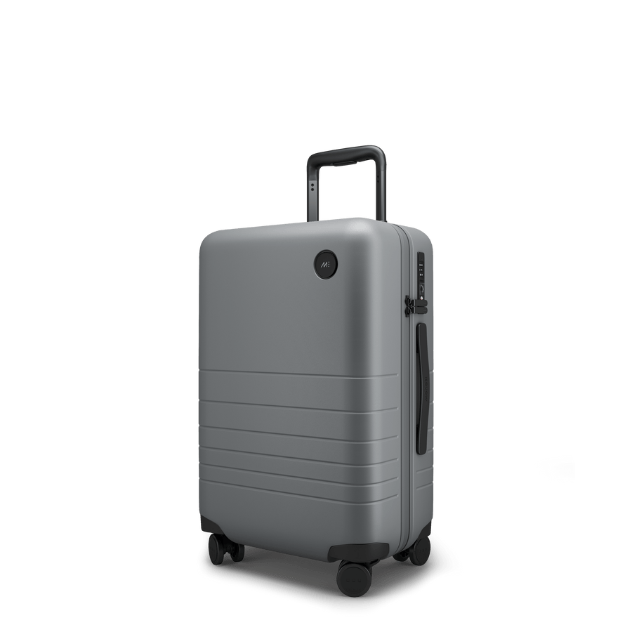 Storm Grey Hover | Angle view of Carry-On Plus in Storm Grey