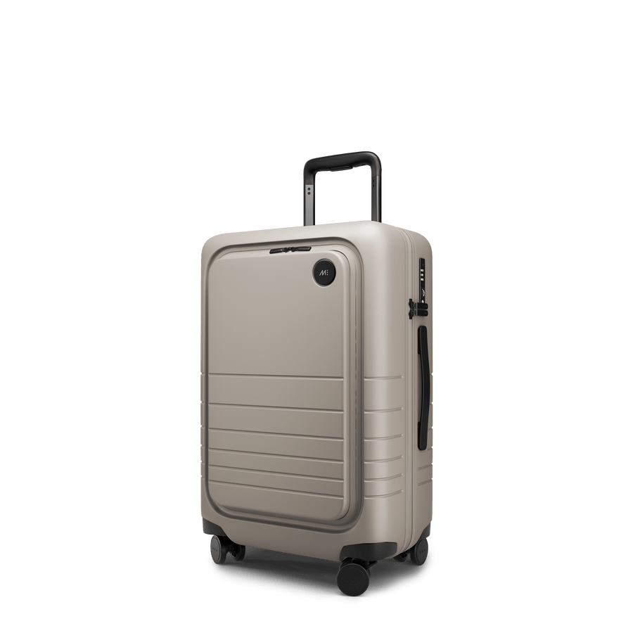 Desert Taupe Hover | Angle view of Carry-On Pro Plus in Desert Taupe