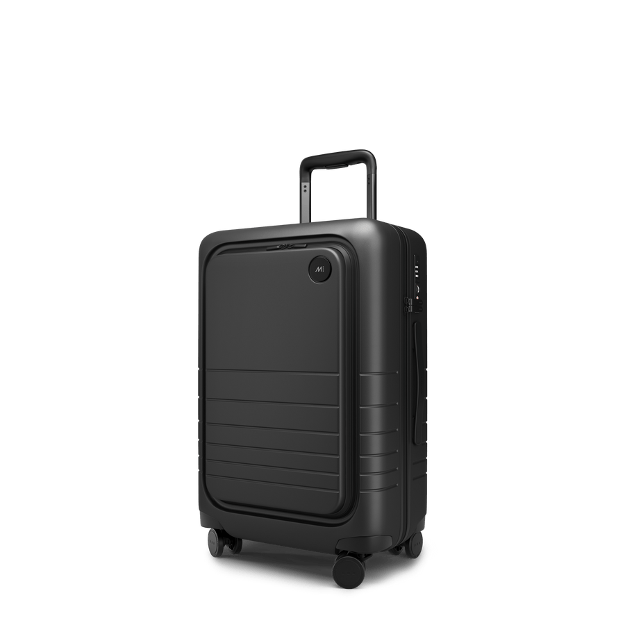 Midnight Black Hover | Angle view of Carry-On Pro Plus in Midnight Black