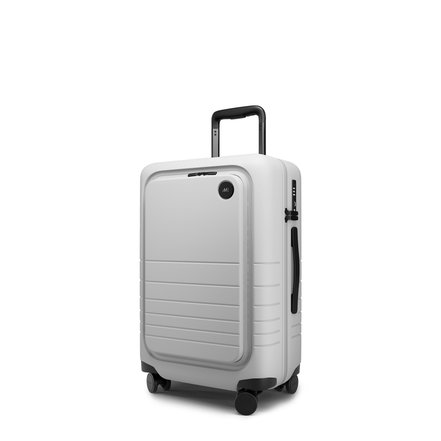 Stellar White Hover | Angle view of Carry-On Pro Plus in Stellar White