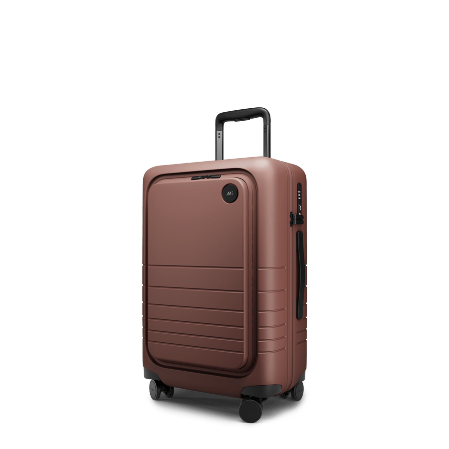 Terracotta Hover | Angle view of Carry-On Pro Plus in Terracotta