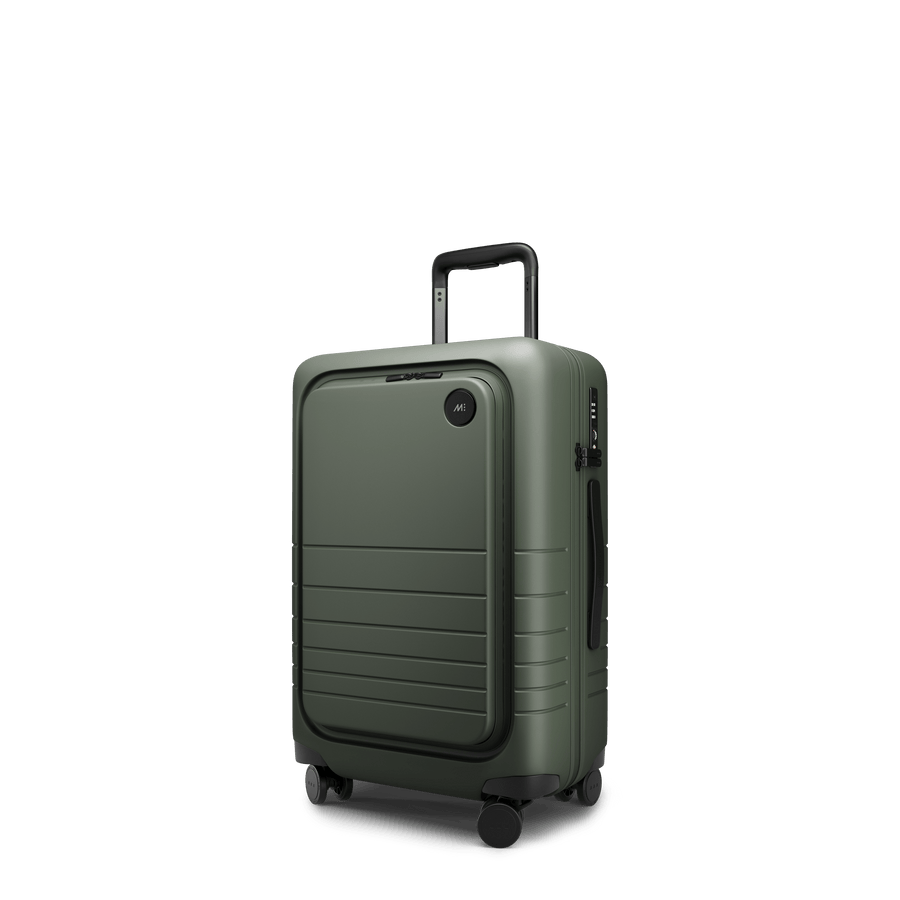 Olive Green Hover | Angle view of Carry-On Pro in Olive Green