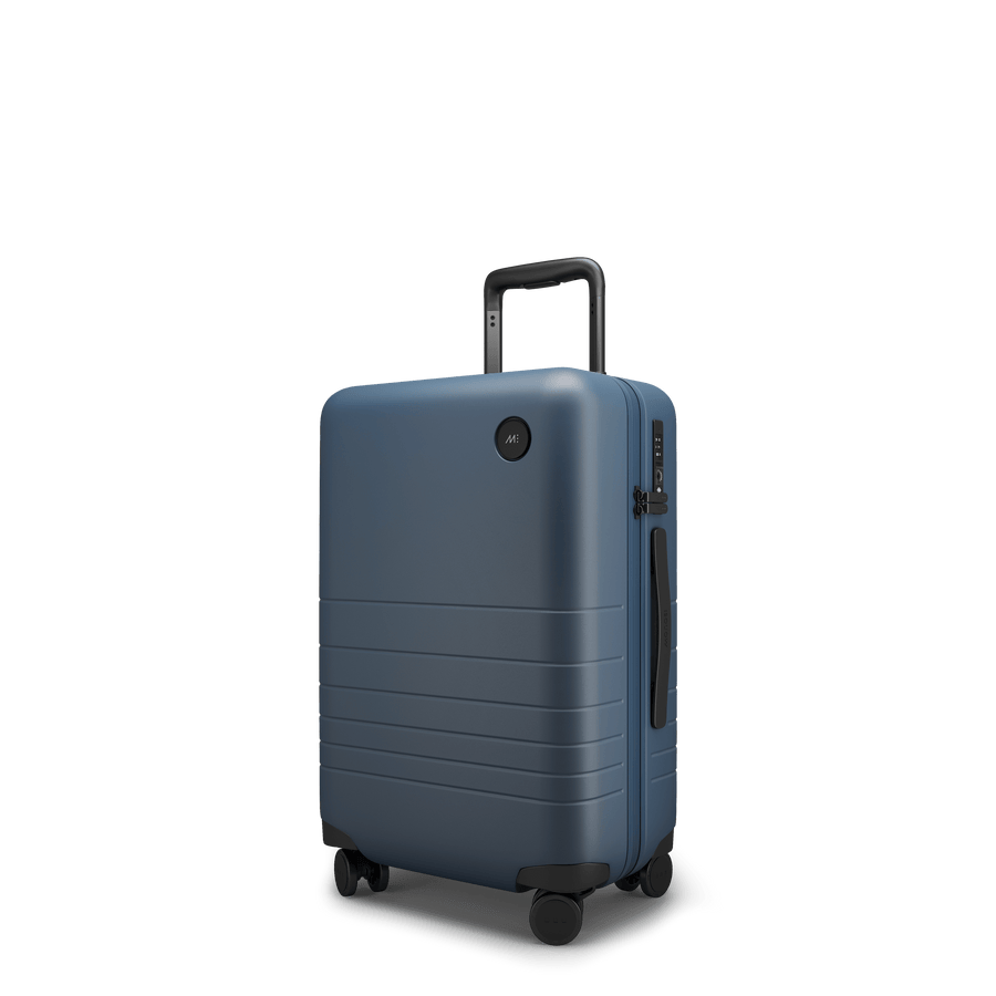 Ocean Blue Hover | Angle view of Carry-On in Ocean Blue
