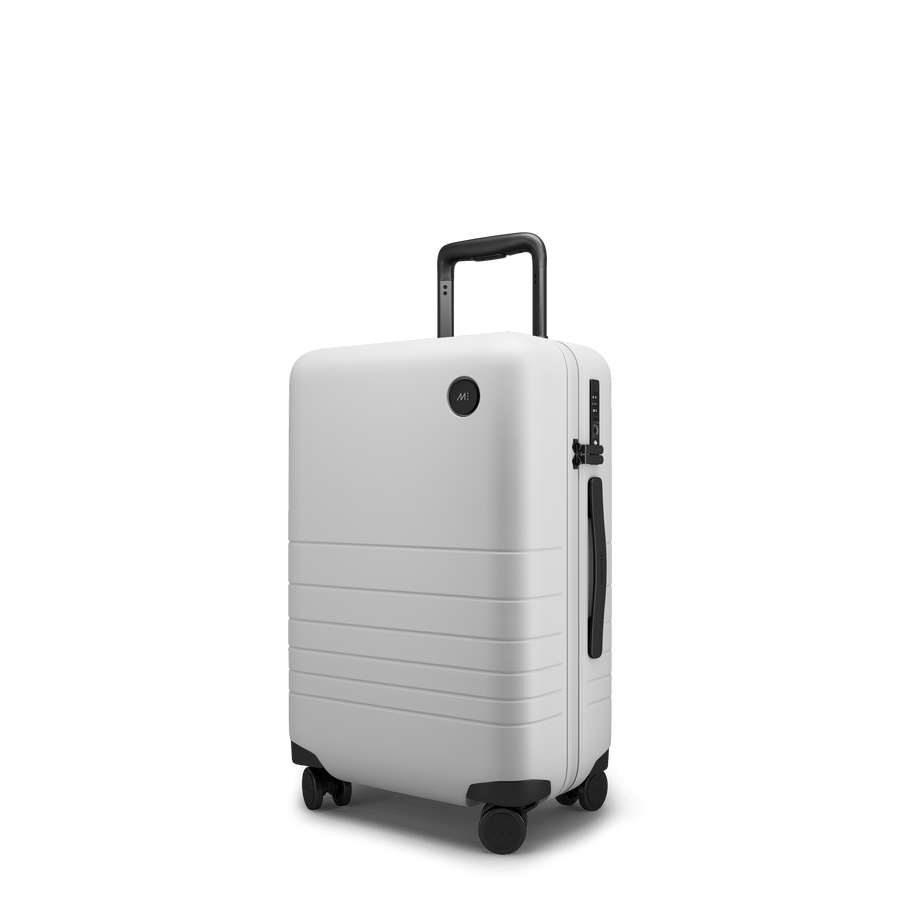 Stellar White Hover | Angle view of Carry-On in Stellar White